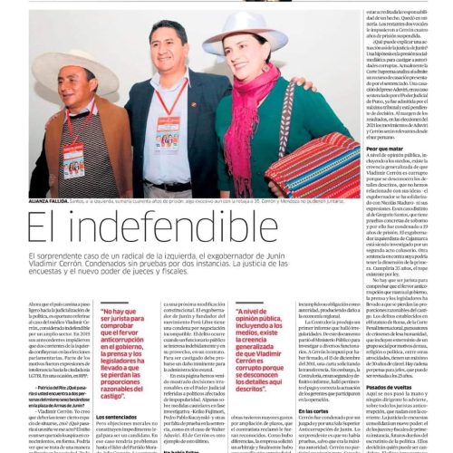 EL SORPRENDENTE CASO DE UNA SENTENCIA SIN PRUEBAS PARA IMPEDIR LA POSTULACIÓN DE LA IZQUIERDA PERUANA