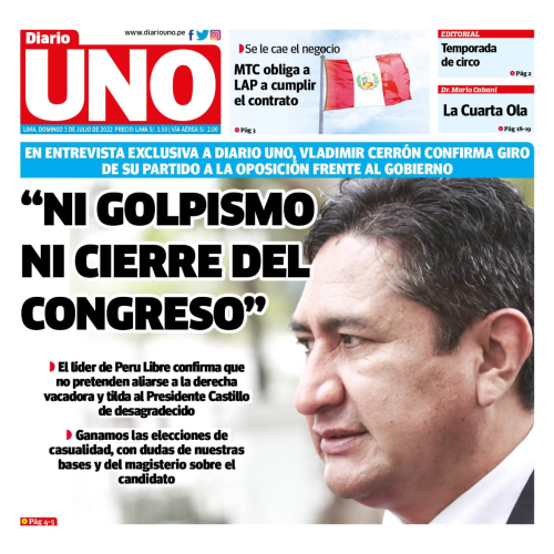 No agitamos el golpismo ni el cierre del Congresal